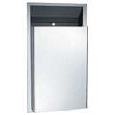 ASI 0458 Semi-Recessed Waste Receptacle