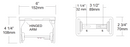 NOT AVAILABLE: A&J Washroom U811 Single Chrome Toilet Tissue Dispenser