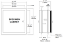 A&J Washroom U905 Specimen Pass Box - Newton Distributing