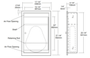 NOT AVAILABLE: A&J Washroom U951 Single Bed Pan Cabinet