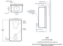 ASI 0347 Vertical Manual Soap Dispenser