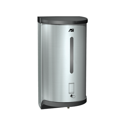 ASI 0362 Automatic, 27 oz. Stainless Steel Liquid Soap and Gel Hand Sa