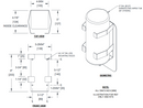 ASI 0502 Wipes Dispenser Holder - Attachment for Stands ONLY