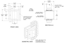 ASI 0515 Pass Through Turntable Specimen Box - Newton Distributing