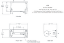 ASI 0710 Single Roll Toilet Tissue/Paper Dispenser