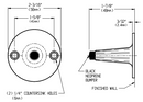 ASI 0719 Surface Mounted Door Bumper - Newton Distributing