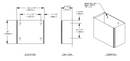 ASI 0827 Surface Mounted Waste Receptacle