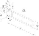 ASI 3451 Series Swing Up Grab Bars