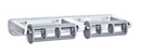 A&J Washroom U806 Dual Aluminum Toilet Tissue Dispensers - Newton Distributing