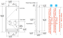 Bobrick B-4706 Recessed Napkin and/or Tampon Dispenser