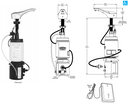 Bobrick B-8281 SureFlo FOAM Automatic, Top-Fill Bulk Soap Dispenser, Retrofit Solution