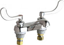 Chicago 802-317XKABCP Deck-Mounted Manual Sink Faucet with 4" Centers