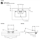 Bradley WashBar Duo Model WBD1 Features Soap Dispenser and Faucet 0.35 gpm with Thermostatic Mixing Assembly