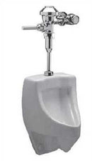 Z5738.207.00 Small Pint, 1/8 gpf, EcoVantage, Ultra Low Consumption, High Efficiency Urinal System, Top Spud, Small Footprint Urinal with Manual DiapragmFlush Valve - Newton Distributing