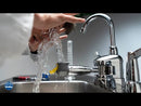 Bradley S19-500M Deck-Mounted Swing-Activated Faucet/Eyewash, Mixed Faucet
