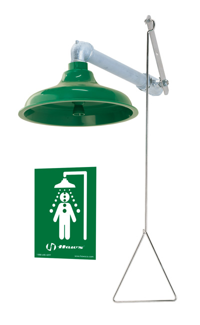 Haws 8122 Horizontal or Vertical Drench Shower