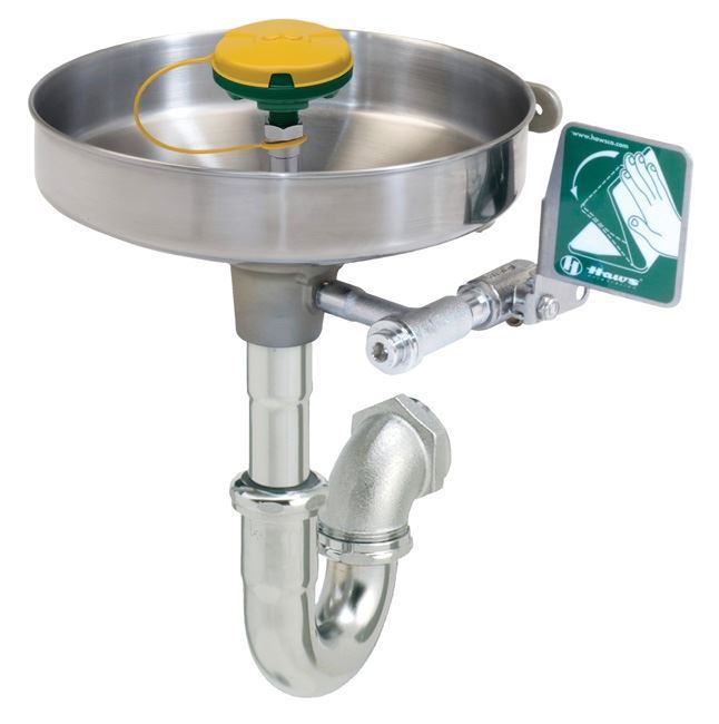 Haws 7360BT-7460BT Axion MSR Wall Mount, Stainless Bowl Eye/Face Wash Station - Newton Distributing