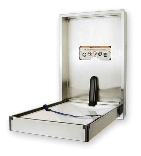 Foundations 100-SSV-R Vertical Stainless Steel Baby Changing Stations