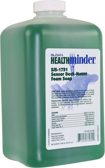 OVERSTOCK Sloan Valve SJS-1751 Healthminder Foam Soap Refills for SJS-1750 (5700751) Case of 6
