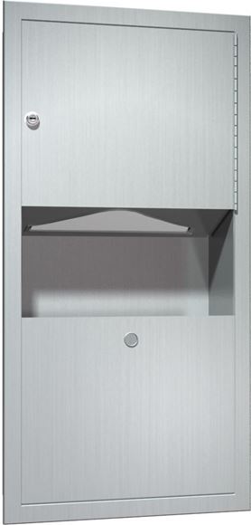 ASI 0462-AD Paper Towel Dispenser and Waste Receptacle