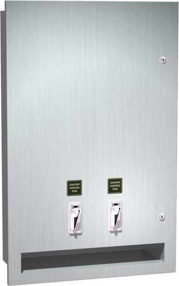 ASI 0468 Napkin and/or Tampon Dispenser - Newton Distributing