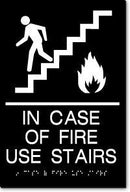 Eaglestone - In Case of Fire Use Stairs Sign - Newton Distributing