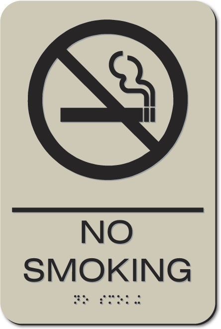Eaglestone - No Smoking Sign, 6x9"