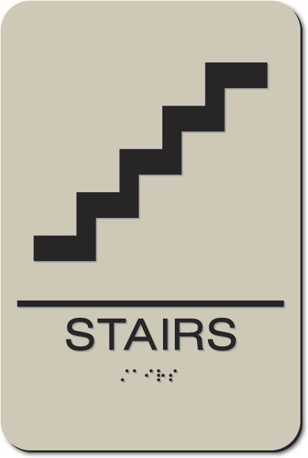 Eaglestone - Stairs Sign, 6x9"