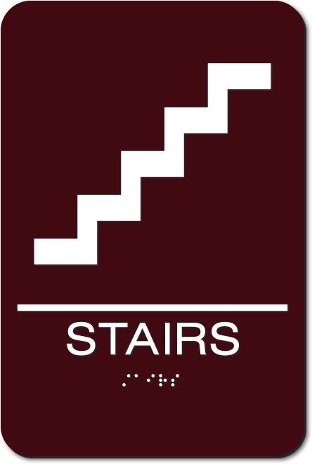 Eaglestone - Stairs Sign, 6x9"