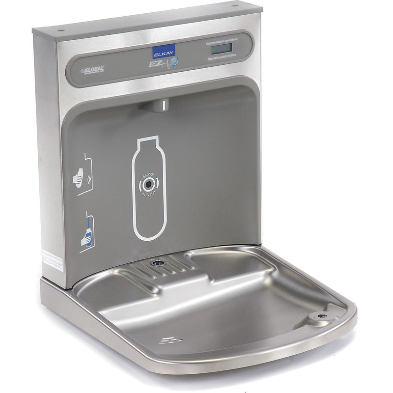 Elkay LZS8WSLK EZH2O Bottle Filling Station with Single ADA Cooler, Filtered Refrigerated Light Gray - Newton Distributing