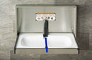 Foundations 100-SS-SM Stainless Steel Baby Changing Stations - Newton Distributing