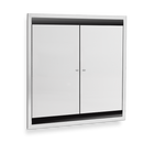 NOT AVAILABLE: A&J Washroom U952 Dual Bed Pan Cabinet