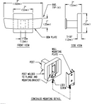 ASI 7345 Double Robe Hook with Bright or Satin Finish