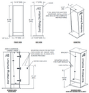 ASI FS-0500 Solid Plastic, Freestanding Sanitizing Station