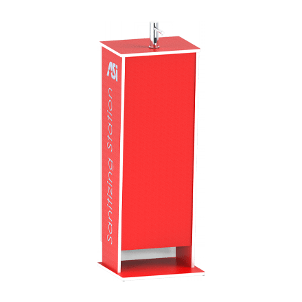 ASI FS-0500 Solid Plastic, Freestanding Sanitizing Station