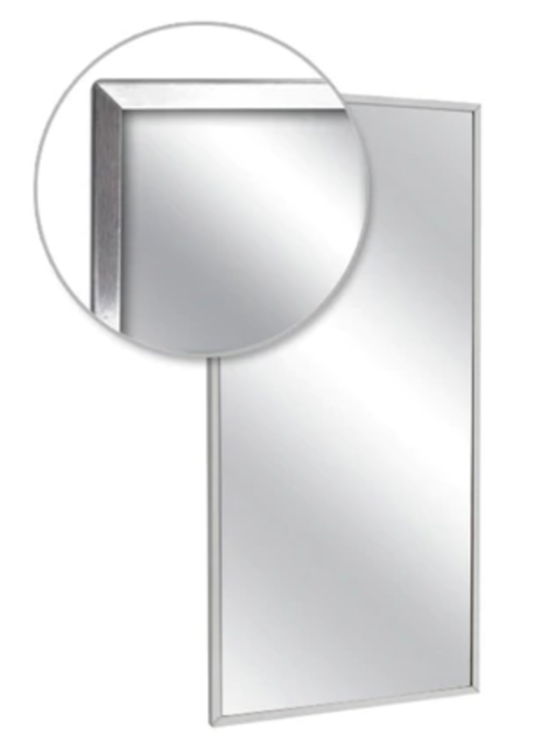  A&J Washroom U711 Channel Frame Mirror