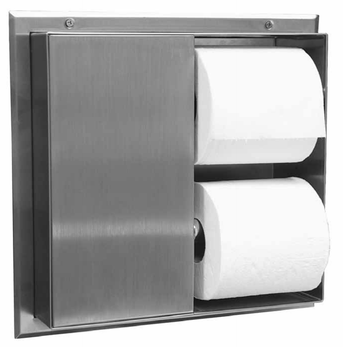 Bobrick B-386 Partition Mounted Toilet Paper Dispensers