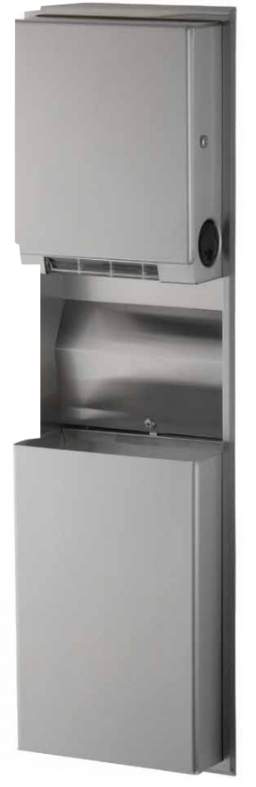 Bobrick B-3961 Paper Towel Dispenser with Waste Receptacle