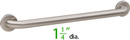 Bobrick B-5806 Satin 1-1/4" inch dia. Grab Bar - Newton Distributing