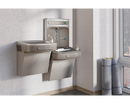 Elkay LZSTL8WSLK EZH2O Bottle Filling Station & Versatile Bi-Level ADA Cooler, Filtered Refrigerated Light Gray - Newton Distributing