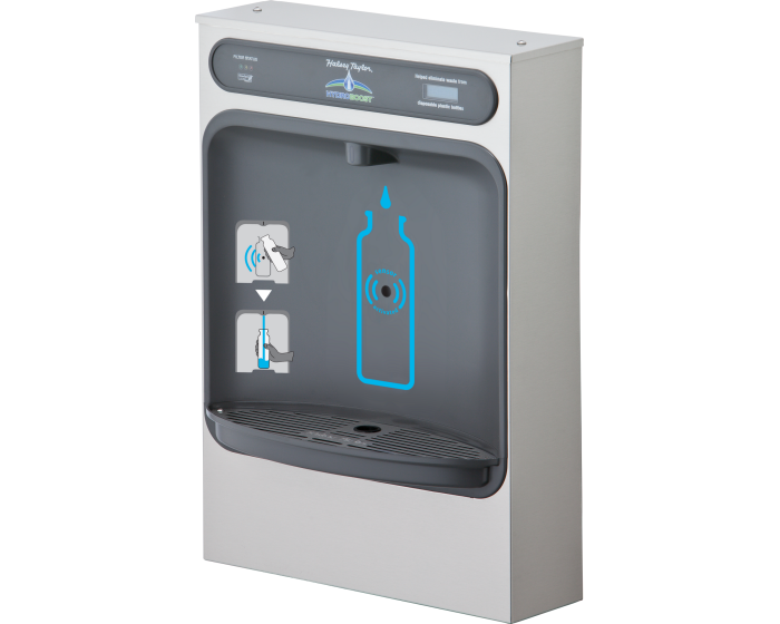 Halsey Taylor HTHBSM HydroBoost Bottle Filling Station Surface Mount, Filtered Non-Refrigerated - Newton Distributing