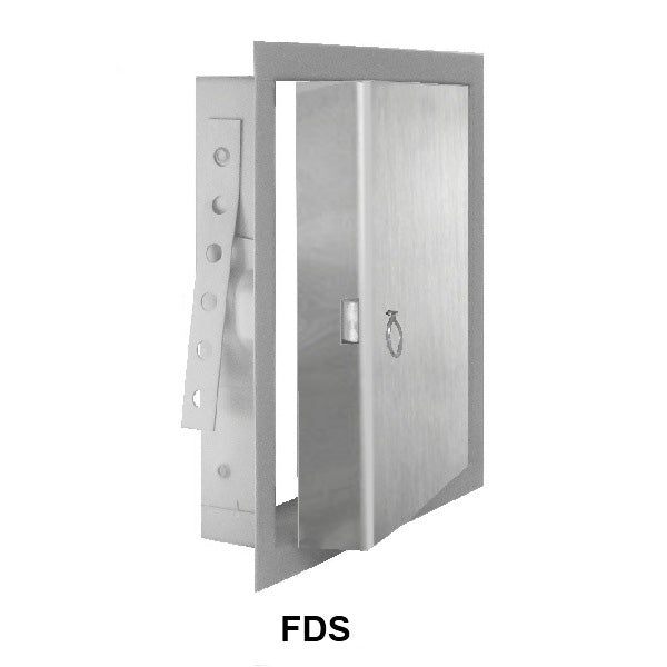 JL Industries FDS Series - Stainless Steel Insulated Fire-Rated Flush Access Panel for Walls OR Ceilings