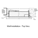 JL Industries FDS Series - Stainless Steel Insulated Fire-Rated Flush Access Panel for Walls OR Ceilings