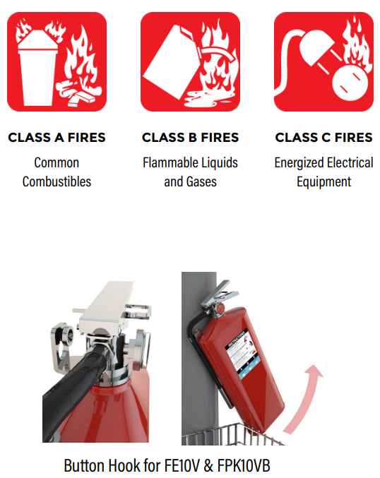 JL Industries Orbit Fire Extinguisher - Low Profile