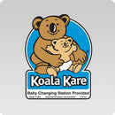 Koala Kare 841 Door Label for Baby Diaper Changing Stations - Newton Distributing
