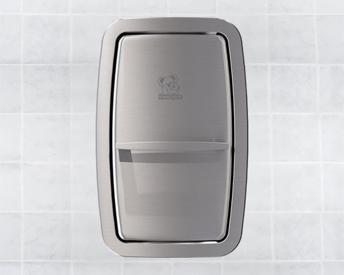 Koala Kare KB311-SSRE Vertical, Stainless Steel, Recessed-Mounted, Baby Changing Station