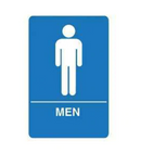 Restroom Sign for the Men's Room