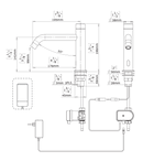 OVERSTOCK Stern 237316 Extreme HL Touchless Deck Mounted Faucet