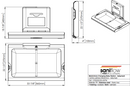 Saniflow CP0016HCS-ASTM BabyMedi Stainless Steel Baby Changing Station - Horizontal