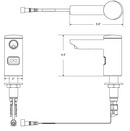 Sloan Valve ESD-2000-CP Deck-Mounted Foam Soap Dispenser (3346089)